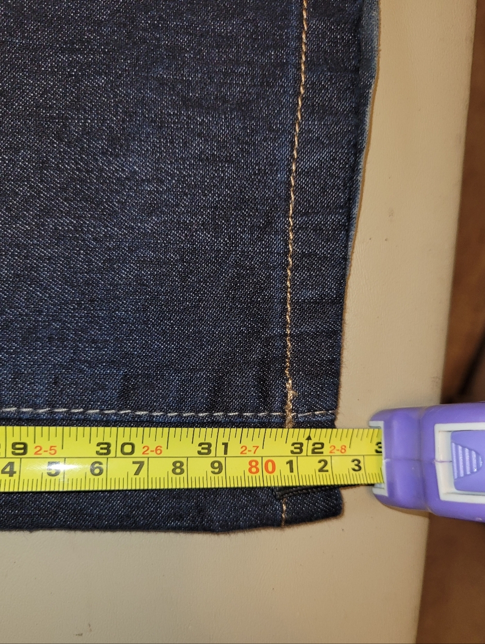 Nine West Brand - Size 14 Dark Wash Boot Cut Jeans. - Picture 9 of 10